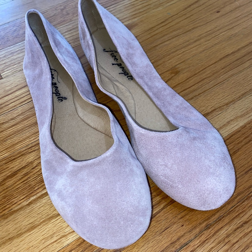 Free People Suede Flats